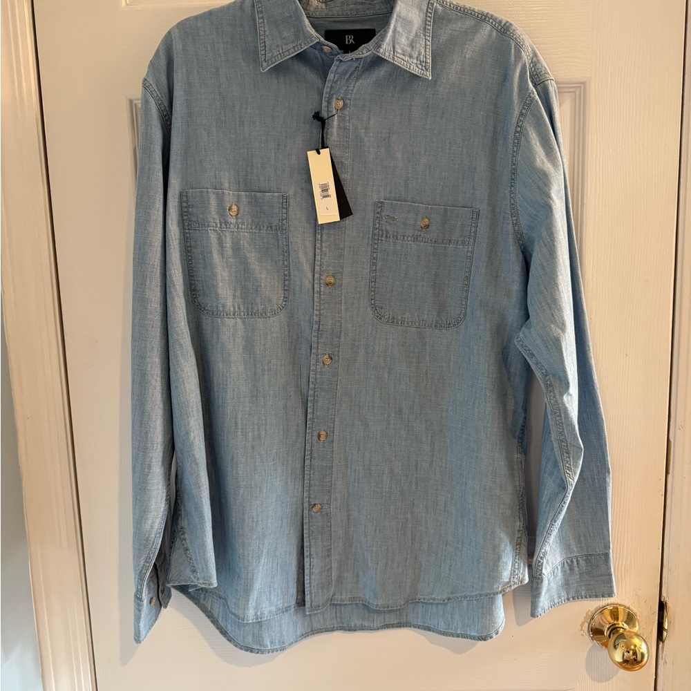 NWT Banana Republic Light Blue Button Down Shirt